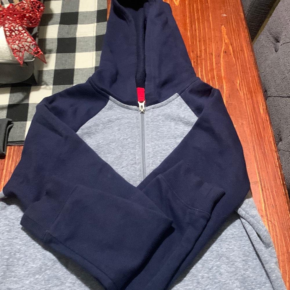 boys blue jacket size 12/14
